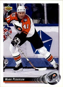 1992-93 Upper Deck Flyers Hockey Card #209 Mark Pederson