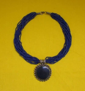 ✅ SPLENDIDA COLLANA GIROCOLLO VINTAGE IN VETRO MURANO REALIZZATA MANO - 4150 - Bild 1 von 7