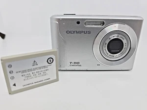 Olympus T-110 12MP Digital Camera AF 3xOptical Zoom Battery - Tested Working - Picture 1 of 10