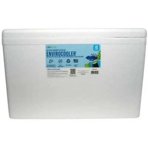 Lifoam 45Qt Huskee Envirocooler Foam 48 Can Cooler, White - Picture 1 of 4