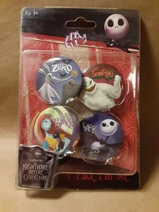 The Nightmare Before Christmas 4 Pack Multiple Character Pin Set - Never Opened! - Picture 1 of 4