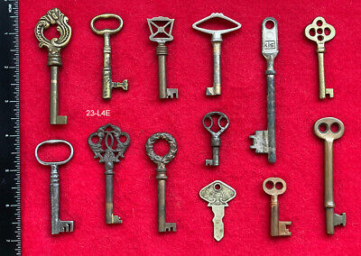 Skeleton Keys GENUINE Lot Collectors Choice Key Collection Old Vintage Antique • 89$