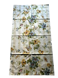 4 Linen Source King Pillow Cases Butterflies Hybiscus French Country Excellent - Picture 1 of 7