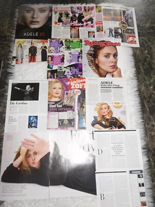 ADELE 17 TEILE/PARTS newspaper report collection CLIPPINGS 0325 - Imagen 1 de 1