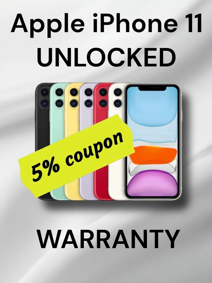 Apple iPhone 11 A2111 64 GB 128 GB Desbloqueado Verizon, AT&T, T-Mobile Todos los operadores Foto 1 de 4