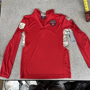 Nebraska Cornhuskers Boys Youth Long sleeve Qt Zip Pullover Red Medium 12-14 - Picture 1 of 7