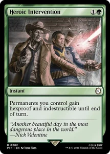 Heroic Intervention 0202 MTG PIP Fallout Raro NP - Imagen 1 de 1