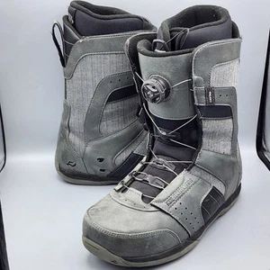 Ride Snowboards Anthem Boa Coiler Snowboard Boots Gray Black Size 11.5 - Picture 1 of 19