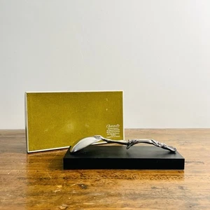 CHRISTOFLE HILDESHEIM MARQUISE DE PAIVA ROSSIGNEUX VŒUX 1978 Cuillère sur Socle - Imagen 1 de 8