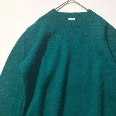 ASPESI Green Crewneck Knit Sweater 48 Unisex Modern Model - Image 1 of 4