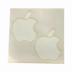 Apple Logo Kiss Cut Sticker Sheet - Authentic – White x2 - Afbeelding 1 van 1