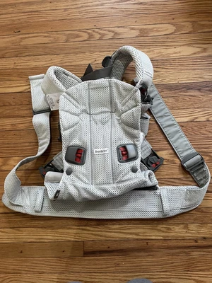 BABYBJÖRN Portabebés One Air Malla 3D - Plateado Foto 1 de 4