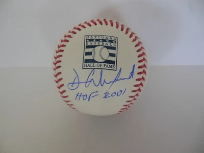 DAVE WINFIELD AUTOGRAPHED SIGNED "HOF 2001" Hall Of Fame HOF Logo Baseball w/JSA - Image 1 of 3