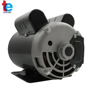 5HP Single Phase Electric Motor 3450 RPM 208V-230V 5/8" Shaft 56 Frame CW/CCW - Picture 1 of 24