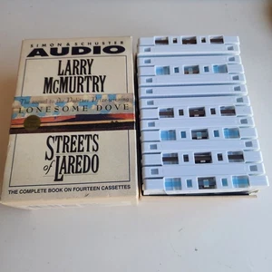 Larry McMurtry - Streets of Laredo AUDIO BOOK - Complete on Fourteen Cassettes - Picture 1 of 5