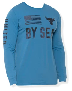 Under Armour Project Rock Veterans Day By Sea Shirt - NWT Mens 2XL - #45845-M9 - Picture 1 of 1