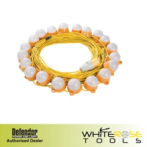 Defender 100W LED Encapsulated Festoon String Lights 50m 110V E89818 - Picture 1 of 3