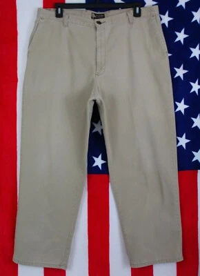 Pantalones chinos GREAT NORTHWEST CO. 40(39) x 30 caqui frente plano para hombre Foto 1 de 4