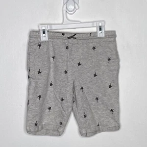 PX Kids Palm Tree Shorts Boys Size 10 Gray Elastic Waist Summer Knit - Picture 1 of 4