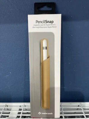 Twelve South PencilSnap Magnetic Protective Carry Case Apple Pencil Cognac Camel - Image 1 of 4
