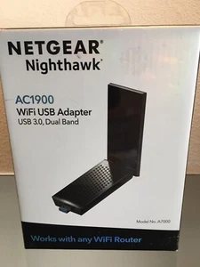 Netgear Nighthawk AC1900 WiFi USB Adapter - USB 3.0 - Dual Band - new, open box - Zdjęcie 1 z 5