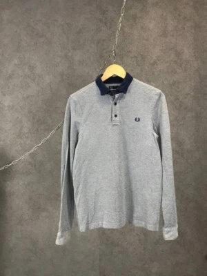 Moletom polo logotipo designer casual Fred Perry - Imagem 1 de 4
