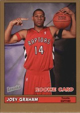 2005-06 Bazooka Gold Toronto Raptors Basketball Card #179 Joey Graham