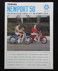 Genuine 1965 1966 Yamaha Newport 50 Scooter Motorcycle Sales Brochure Minty