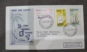 Tokelau Islands - 1971 Discovery Of Tokelau Islands Set Of 3 Stamps FDC - Picture 1 of 2