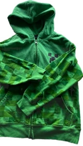 Minecraft Hoodie Green Creeper Zip Jinx Sweatshirt Hoodie Youth Boys Sz S- 2018 - Picture 1 of 20