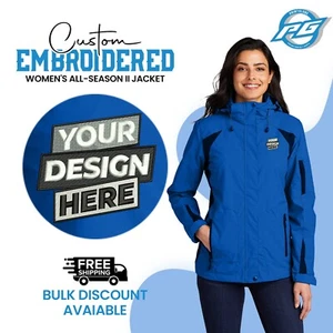 Port Authority® Custom Ladies All-Season Jacket Custom Embroidered Jacket Gift. - Picture 1 of 8