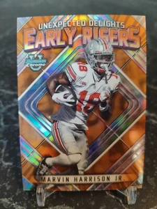 Marvin Harrison Jr Early Risers Naranja/25 2023 Bowman Cromo Universidad U - Imagen 1 de 2