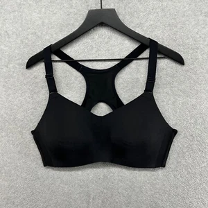 Avia Sports Bra Womens Size XL (D-DD) Black Wireless Racerback Lined - Picture 1 of 9