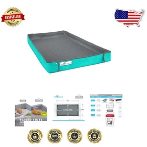 Durable Washable Fleece Cage Liner for Small Animals - Easy Clean Gray/Green - Picture 1 of 8