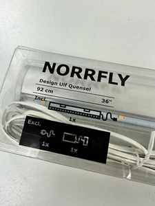 IKEA Norrfly 36" LED Lighting Strip, Aluminum Color Part #803.323.07 - Picture 1 of 3