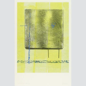 Bernhard Lehmann: "Metalette". Abstrakte Komposition. 1992. - Bild 1 von 1