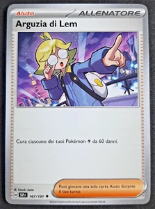 ARGUZIA DI LEM 167/191 Carta AIUTO in Italiano POKEMON Allenatore - Foto 1 di 1