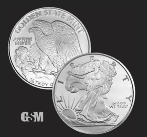 1/4 oz .999 FINE Silver Round Walking Liberty Design GSM .25 OZ Silver IN STOCK! - Picture 1 of 6