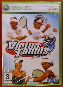 Virtua Tennis 3, SEGA, Xbox 360, Pal-España ¡¡NUEVO Y PRECINTADO A ESTRENAR!! - Imagen 1 de 2