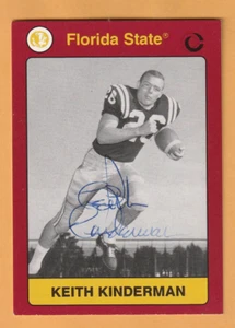 Keith Kinderman Florida State Seminoles AUTO signierte Karte San Diego Chargers 2Z - Bild 1 von 2