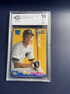 Derek Jeter 1995 Upper Deck #2 Collectors Choice SE Rookie BCCG 10