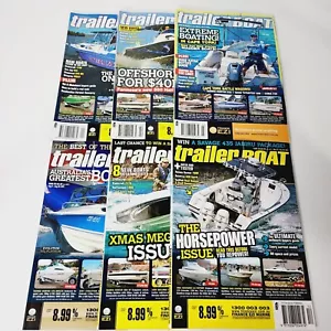 Australian Trailer Boat Magazine Bundle Lot x6 Fishing Boating Buyers Guide - Picture 1 of 12