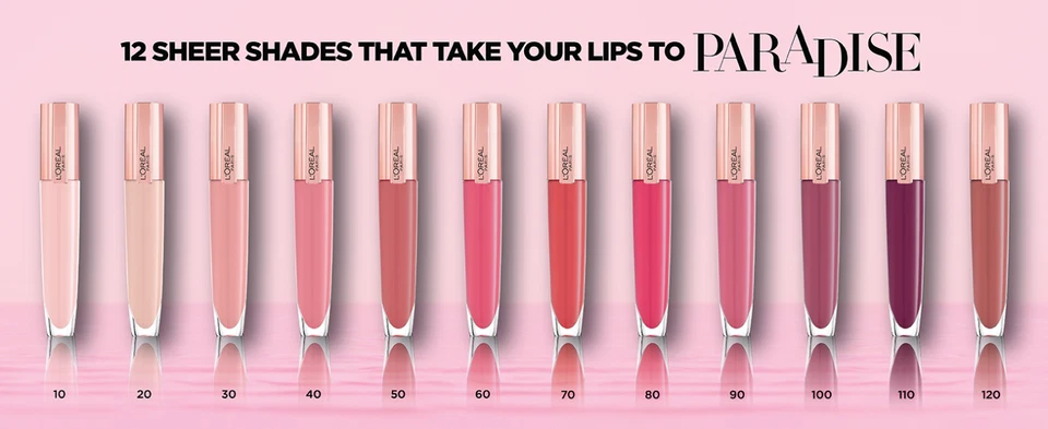 LOREAL Glow Paradise Hydrating Balm-in-Gloss CHOOSE COLOUR lip gloss lipgloss - Image 1 of 1
