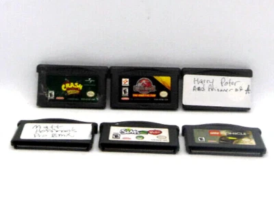 Gameboy Advance Game lot 6  Crash Bandicoot, SIMS 2 PETS, Lego Monicle & More. - Image 1 of 2