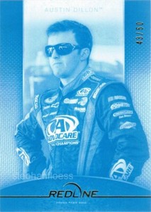 2012 Press Pass Redline Cyan #42 Austin Dillon NNS 43/50