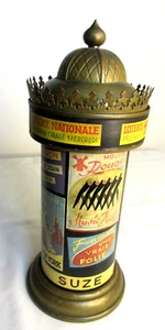 Art Deco French Kiosk Cigarette Dispenser Tobacciana UNUSUAL 30'S PULL UP - Picture 1 of 13