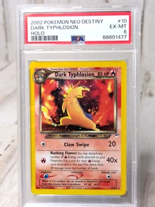 2002 Pokemon Neo Destiny DARK TYPHLOSION Holo 10/105 PSA 6 - Picture 1 of 2