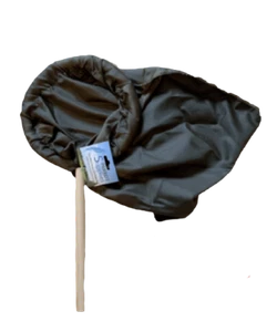 Mittelgroßes gepolstertes Vogelpapageien-Fangnetz (26 cm) mit 30 cm Holzgriff - Bild 1 von 1