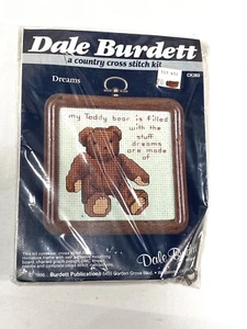 new dale burdett cross stitch kit CK283 bear dreams  - Picture 1 of 2