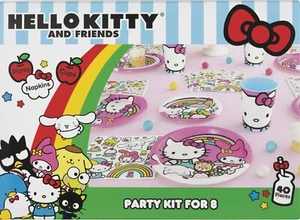 Hello Kitty and Friends Multicolor Tableware Party Kit For 8 Guests - Picture 1 of 6